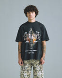 Gratia Plena The Risen One Tshirt Vintage Black Gratia Plena The Risen One Tshirt Vintage Black