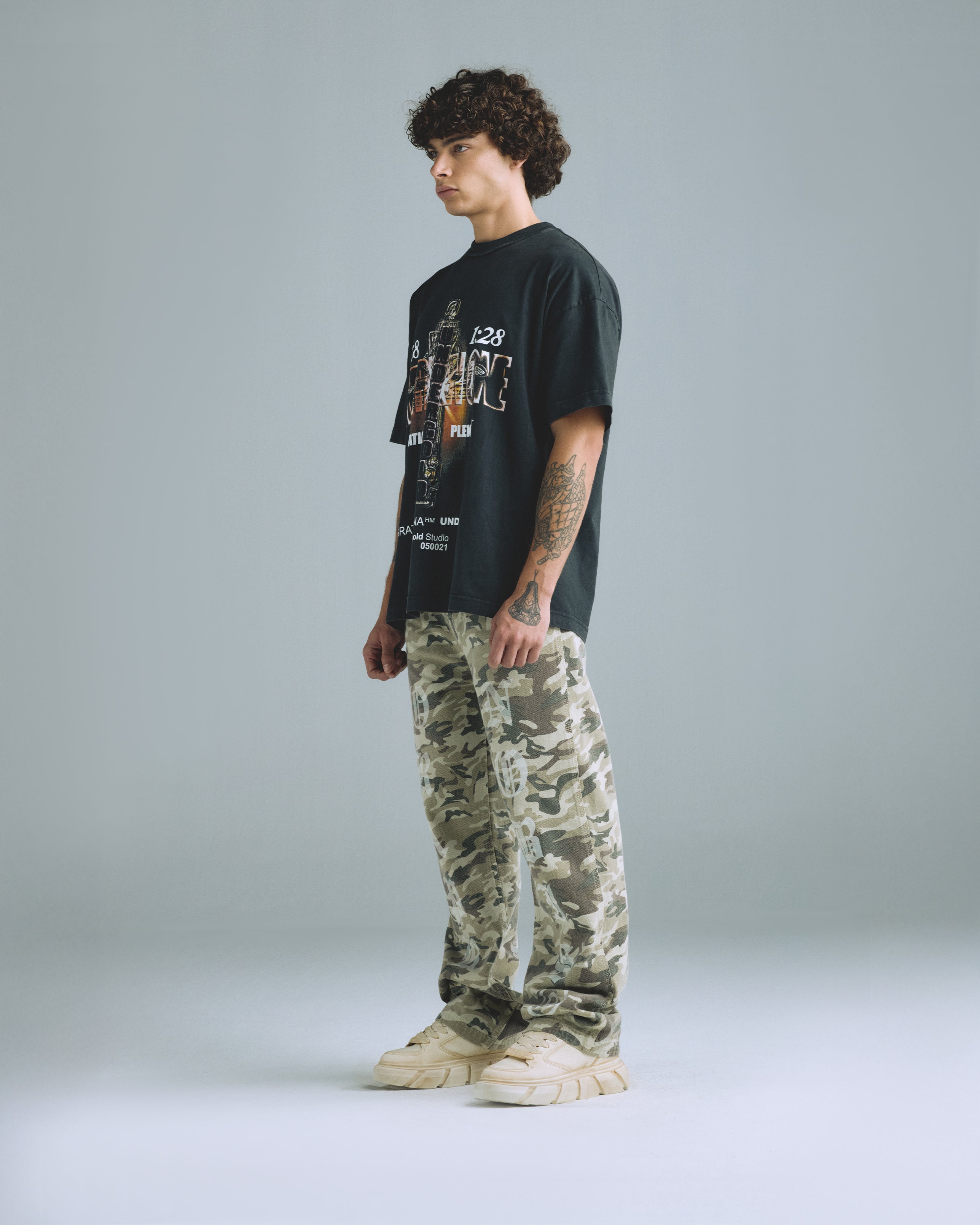 Gratia Plena The Risen One Tshirt Vintage Black Gratia Plena The Risen One Tshirt Vintage Black