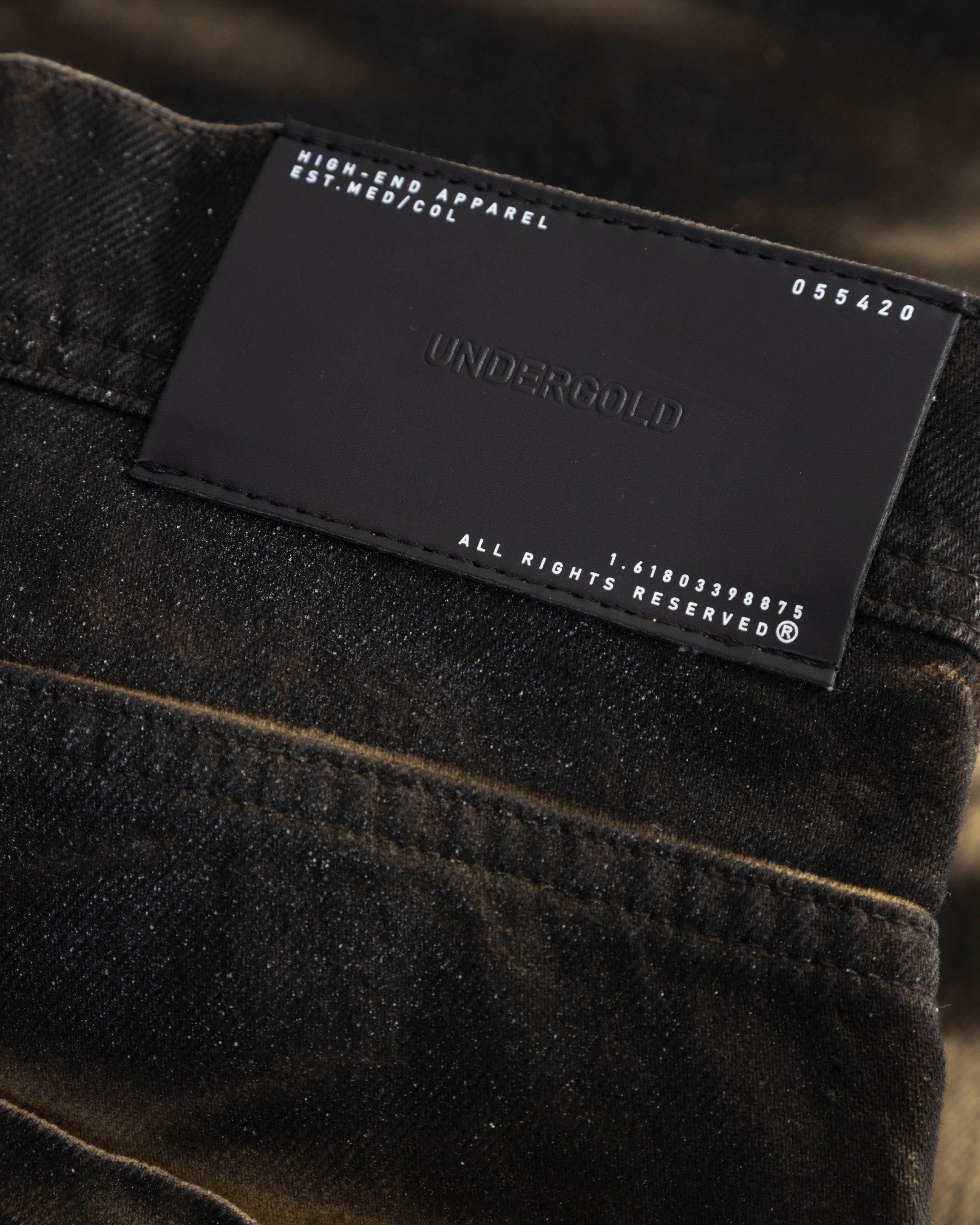 Gratia Plena Wide Jean Dual Black Gratia Plena Wide Jean Dual Black