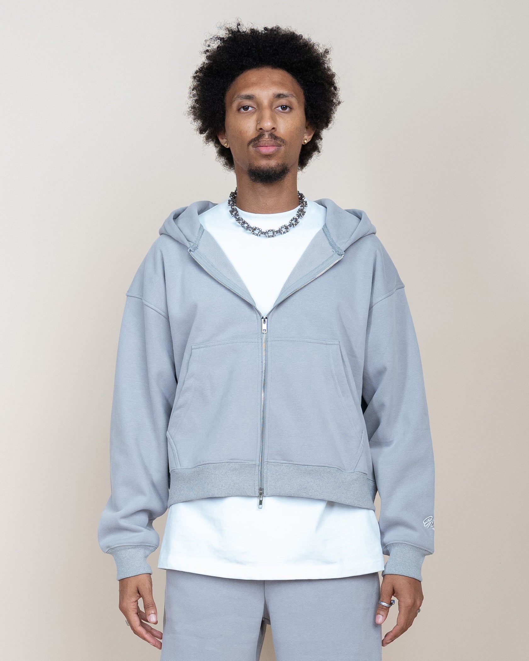 EPTM Perfect Zip Up Hoodie - Grey EPTM Perfect Zip Up Hoodie - Grey