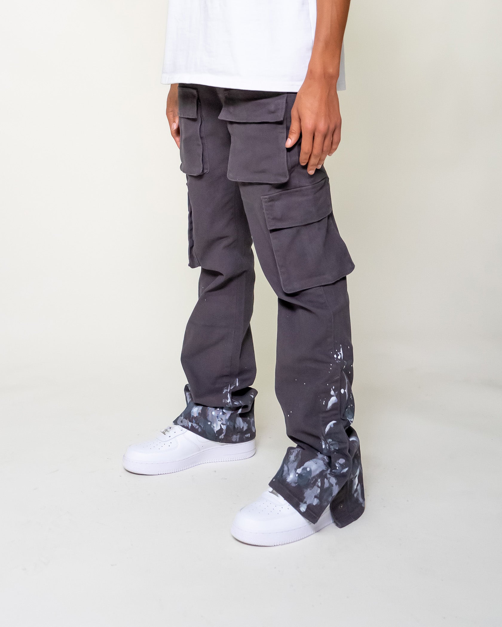 EPTM Snap Cargo Denim - Grey EPTM Snap Cargo Denim - Grey