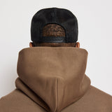 Old English Trucker Cap - Black / White Old English Trucker Cap - Black / White