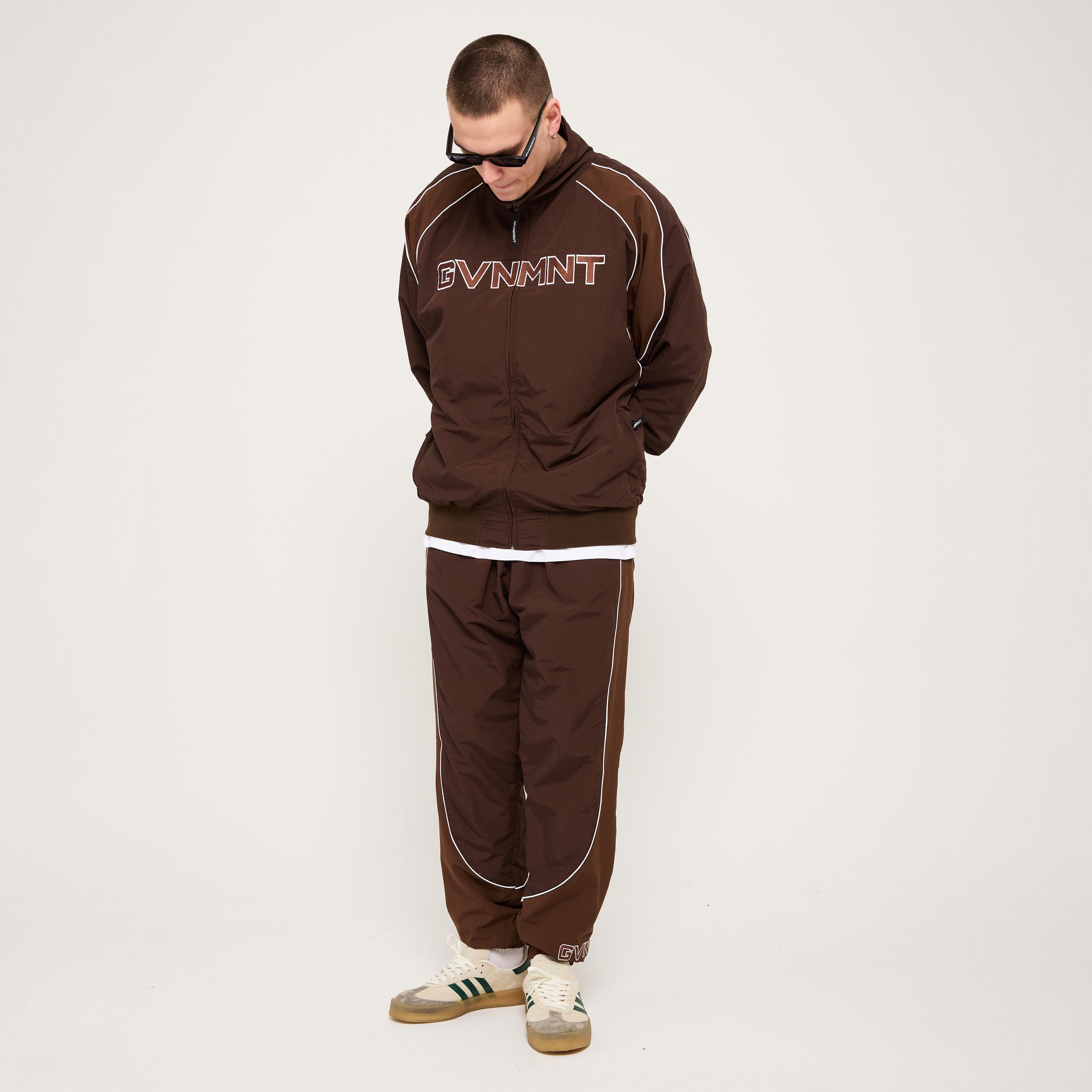 Chambers Track Top - Chocolate / Walnut Chambers Track Top - Chocolate / Walnut