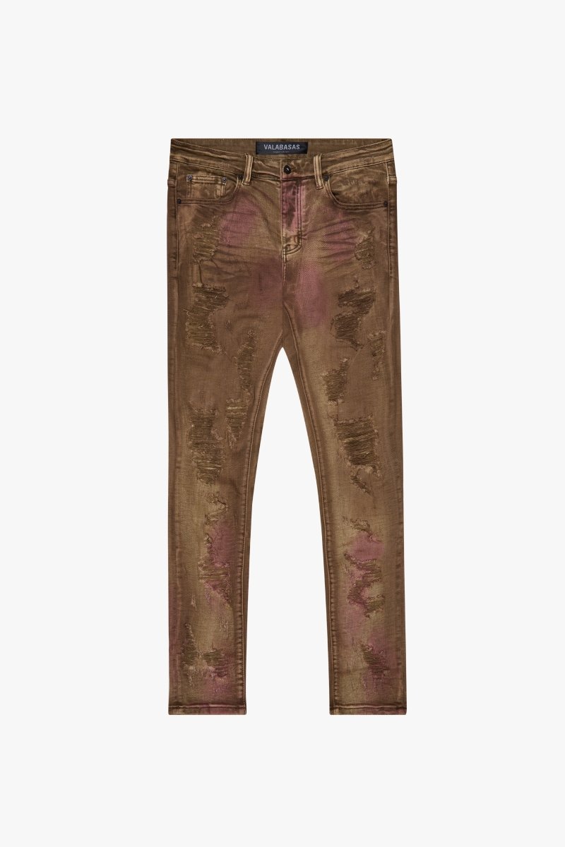 "HARVEST" SKINNY BROWN WASH "HARVEST" SKINNY BROWN WASH