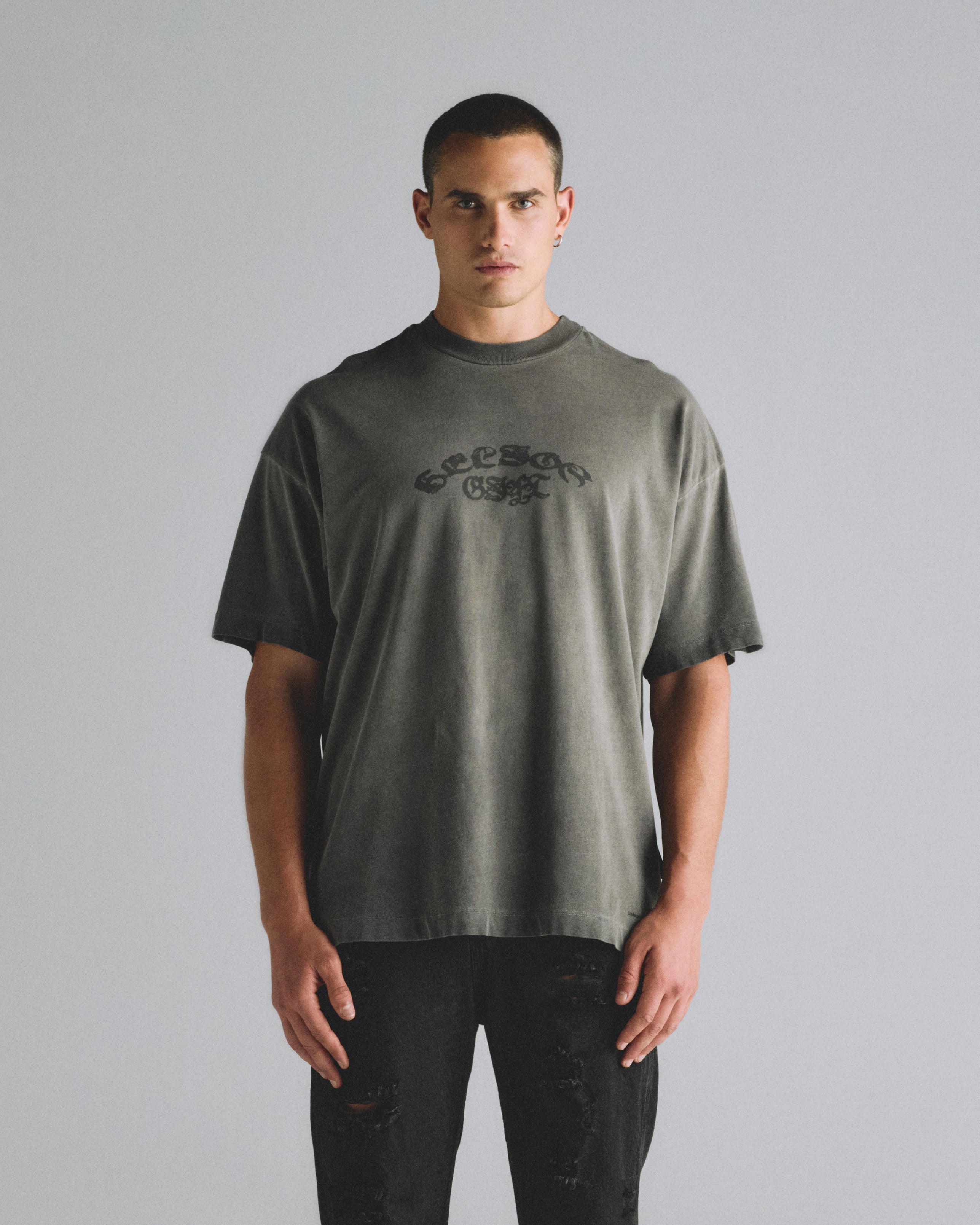 Helios Basic Tshirt Aged Gray Helios Basic Tshirt Aged Gray