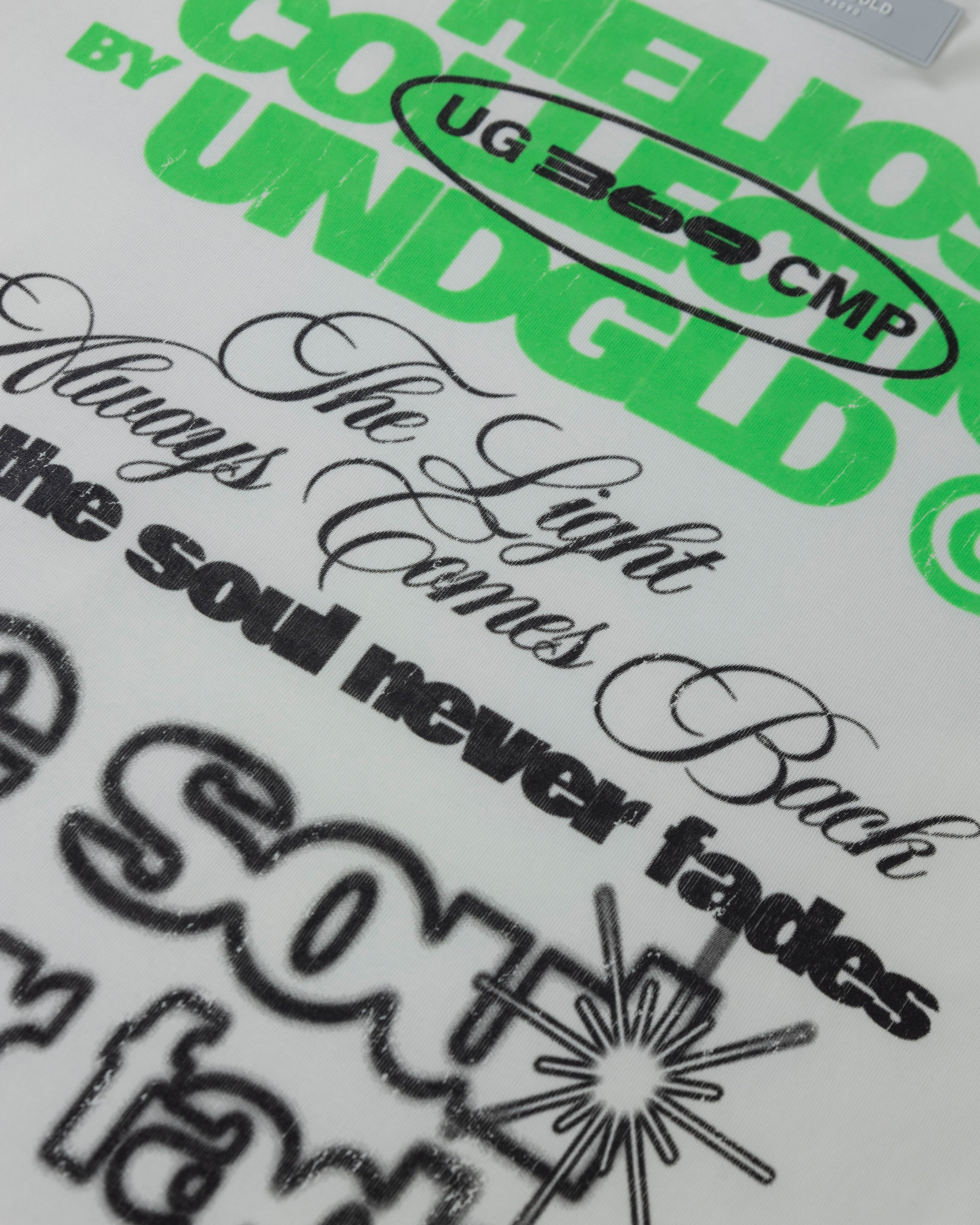 Helios Face Boxy Fit Tshirt White Helios Face Boxy Fit Tshirt White