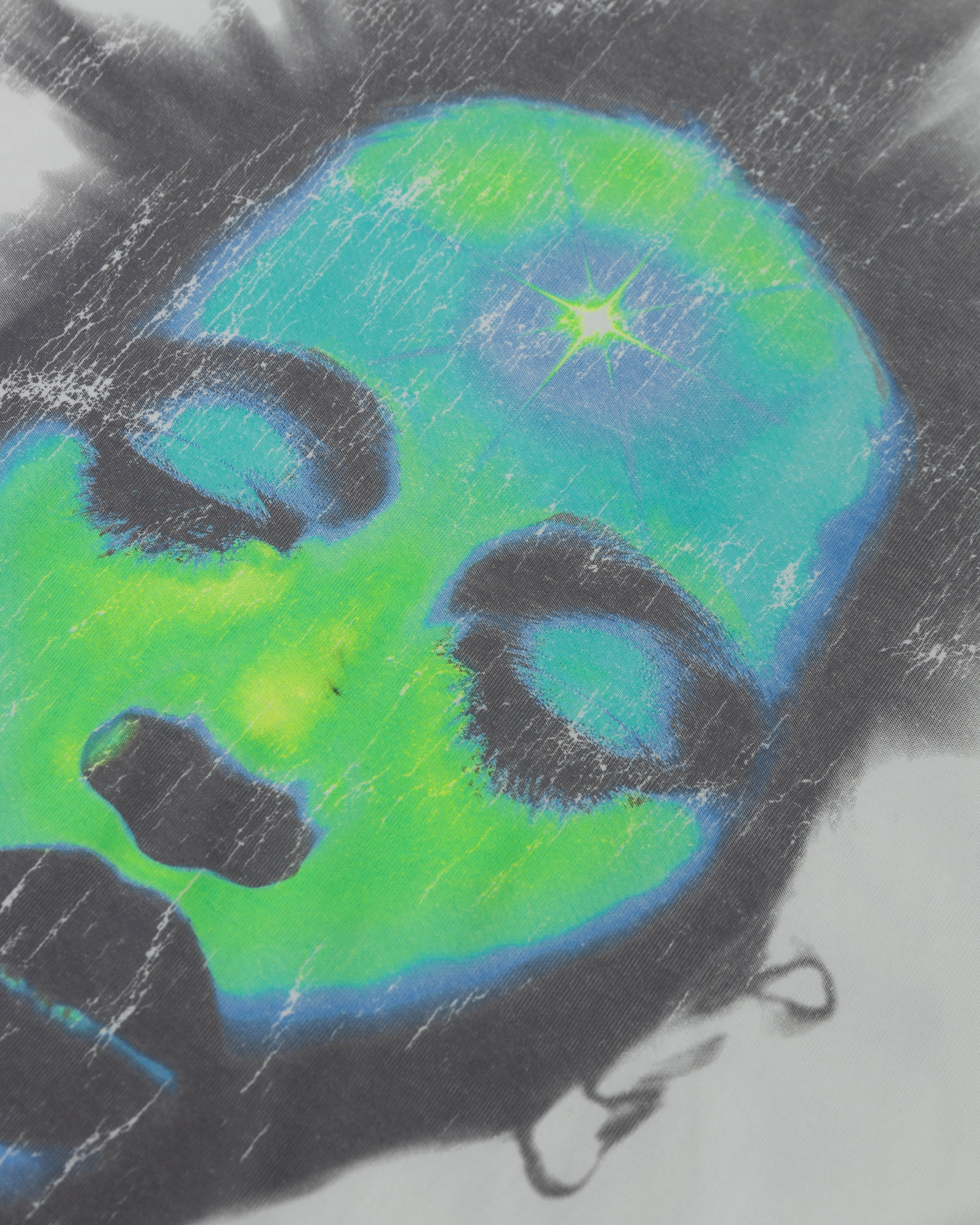 Helios Face Boxy Fit Tshirt White Helios Face Boxy Fit Tshirt White