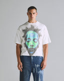 Helios Face Boxy Fit Tshirt White Helios Face Boxy Fit Tshirt White