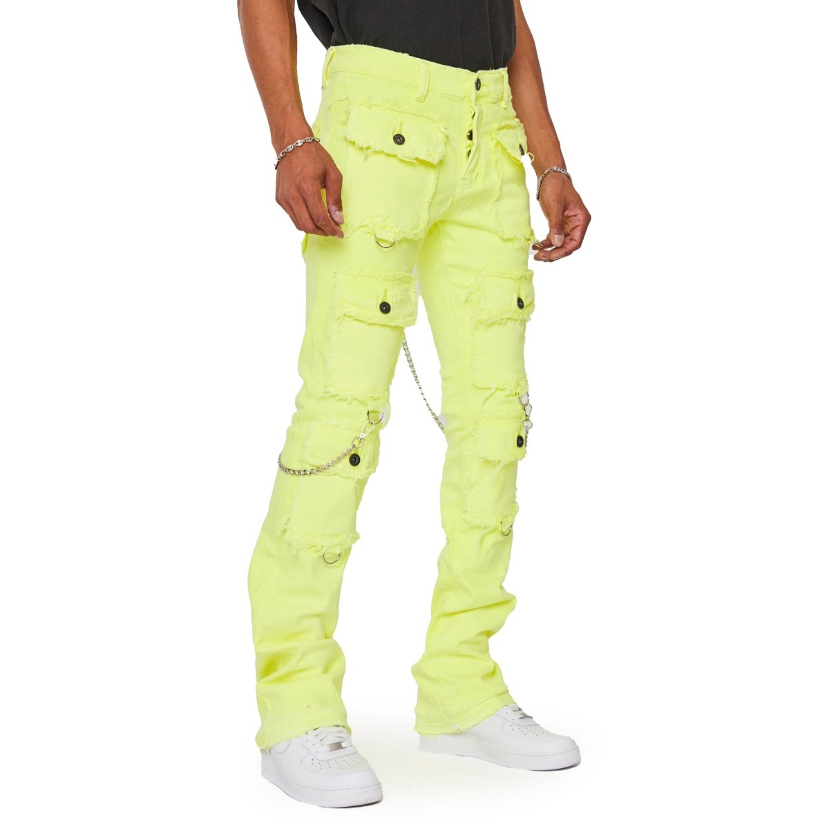 “HYBRID” JEANS VERDE LIME “HYBRID” JEANS VERDE LIME