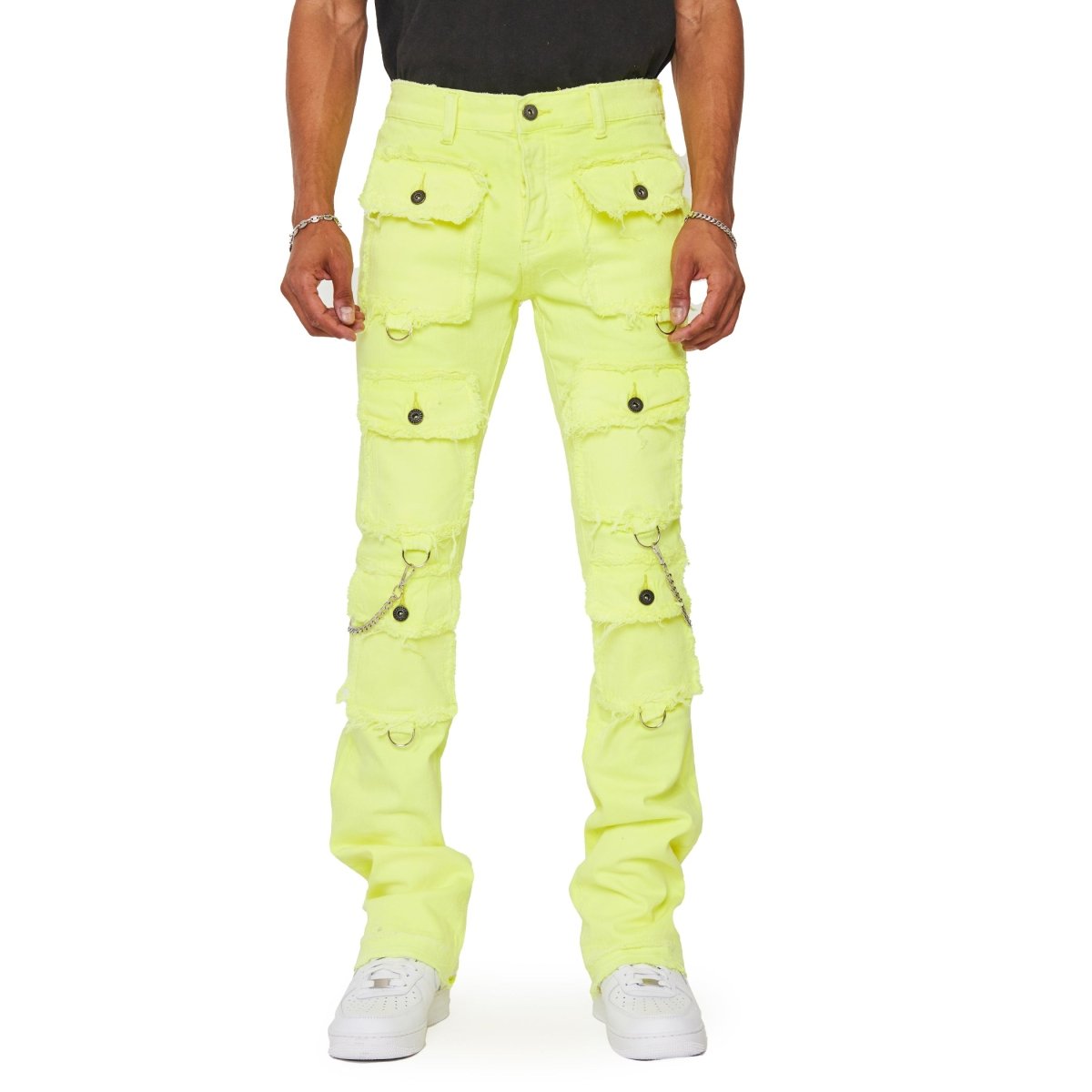 “HYBRID” JEANS VERDE LIME “HYBRID” JEANS VERDE LIME