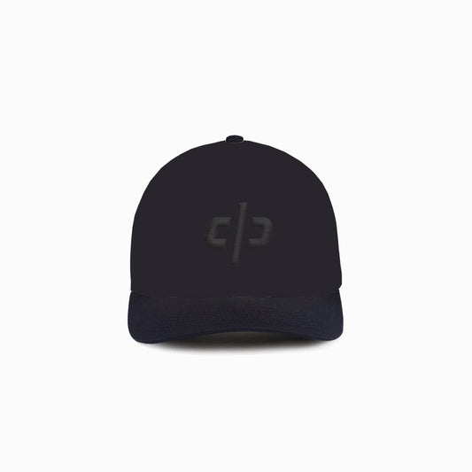 DP icon 5 panel cap / black/black