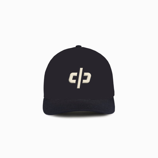 DP icon 5 panel cap / black/white