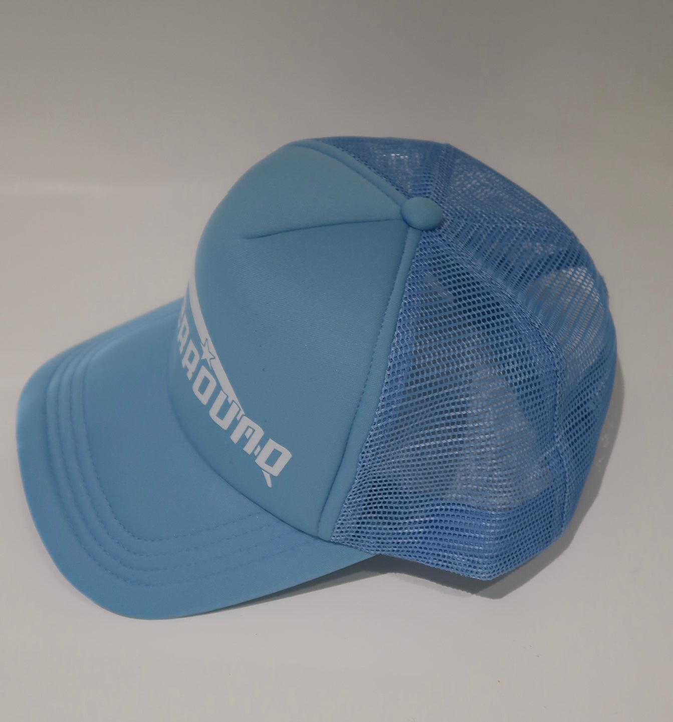 BLUE PRINTED TRUCKER HAT BLUE PRINTED TRUCKER HAT