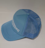 BLUE PRINTED TRUCKER HAT BLUE PRINTED TRUCKER HAT