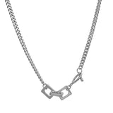 Metal Square Necklace Metal Square Necklace