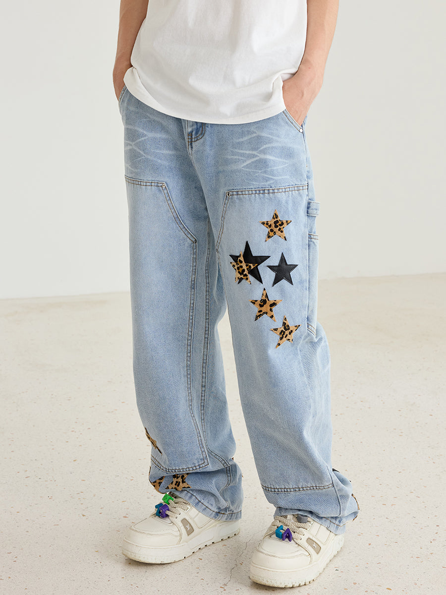 Vintage Star Patches Jeans Vintage Star Patches Jeans