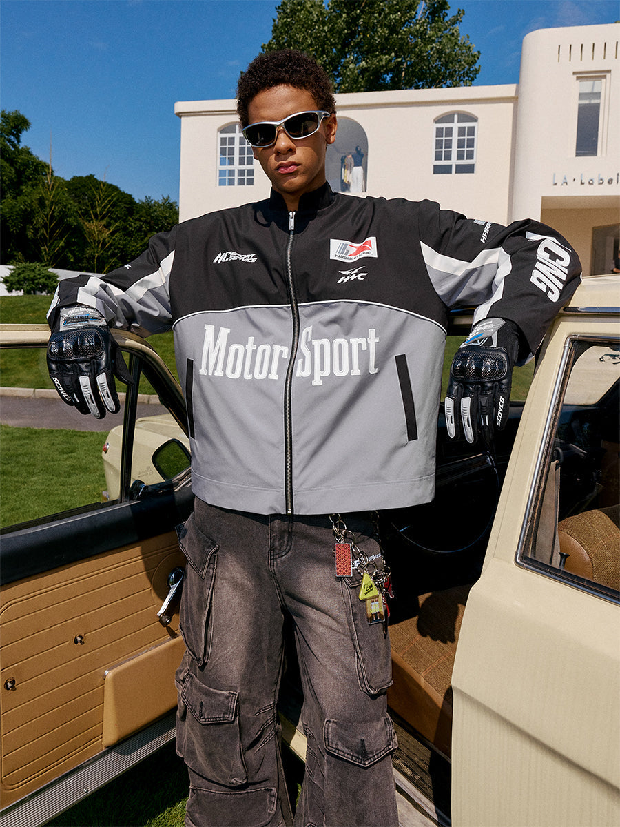 Vintage Embroidered Racing Coach Jacket Vintage Embroidered Racing Coach Jacket