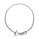 Metal Square Necklace Metal Square Necklace