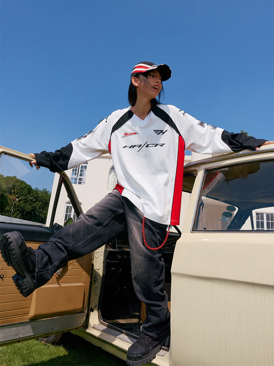 Racing Print Jersey Tee Racing Print Jersey Tee