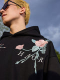 Rose Brenches Embroidered Logo Hoodie Rose Brenches Embroidered Logo Hoodie