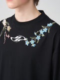 Floral Collar Embroidery Tee Floral Collar Embroidery Tee