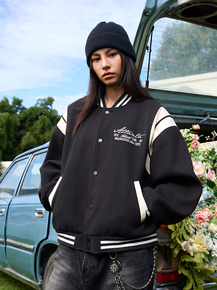 Vintage Pearl Embroidered Varsity Jacket Vintage Pearl Embroidered Varsity Jacket