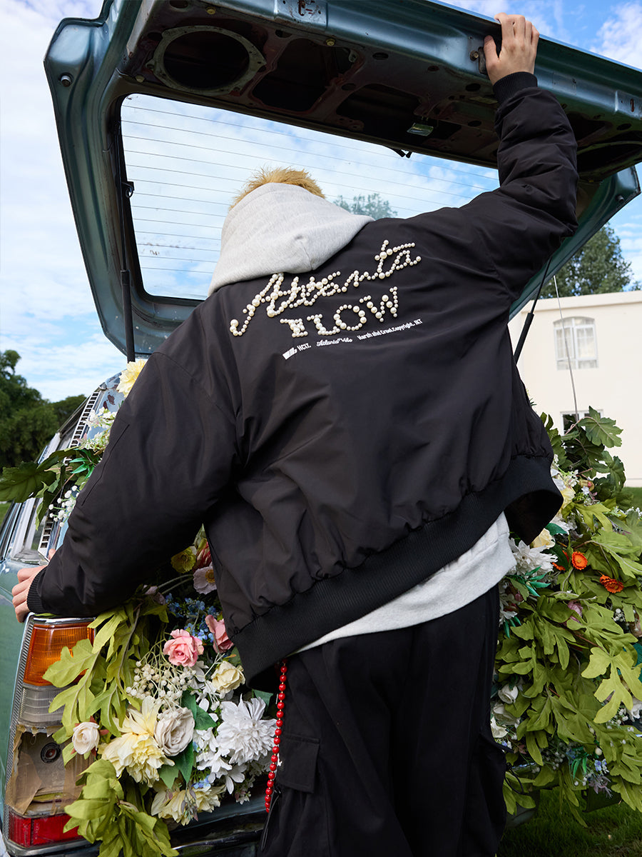 Pearl Script MA-1 Bomber Pearl Script MA-1 Bomber