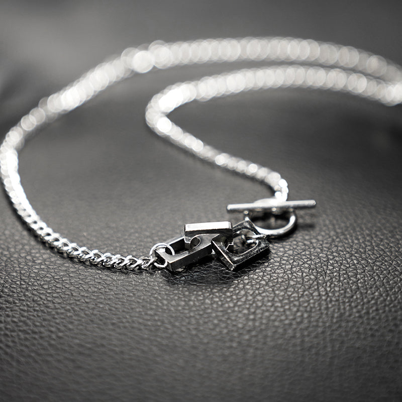 Metal Square Necklace Metal Square Necklace