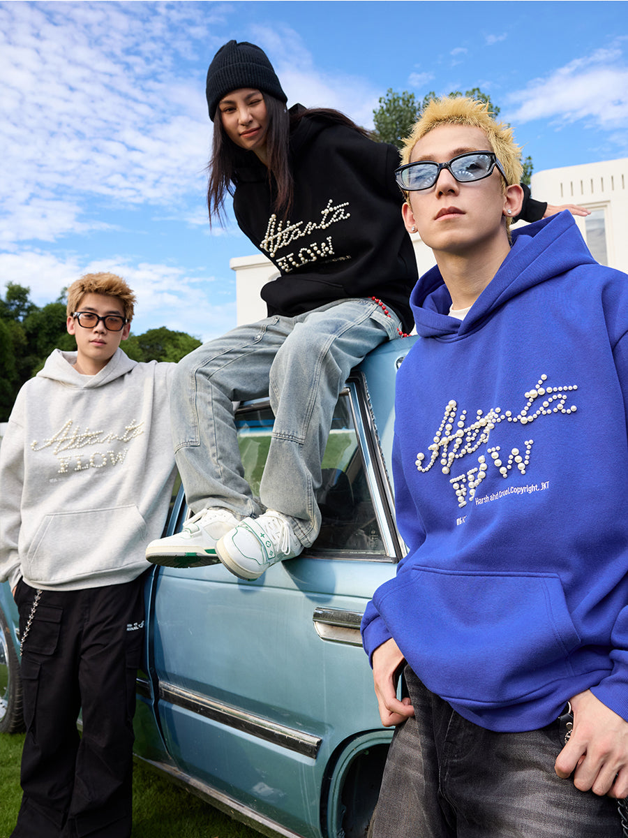 Pearl Embroidered Hoodie Pearl Embroidered Hoodie