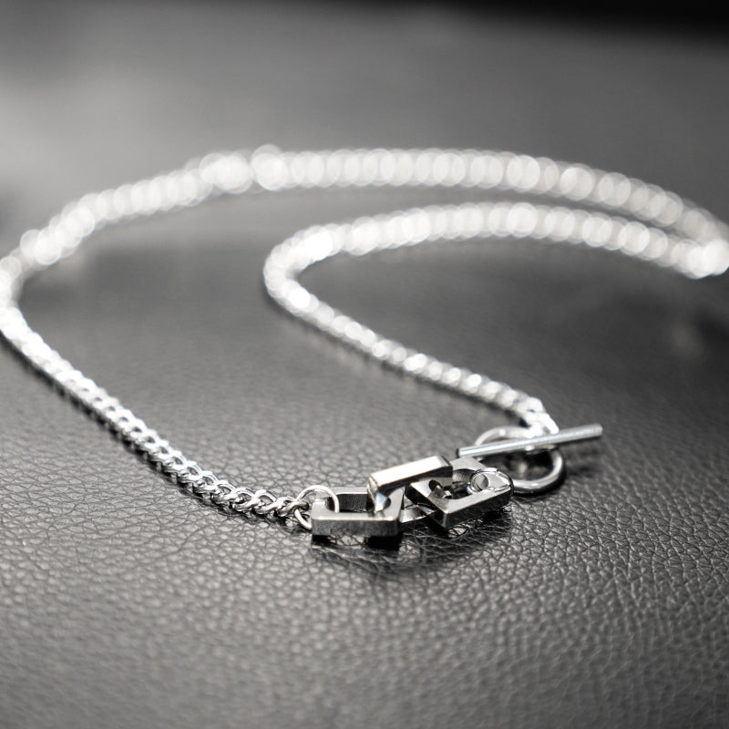 Metal Square Necklace Metal Square Necklace