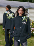 Floral Embroidery Suit Jacket Floral Embroidery Suit Jacket