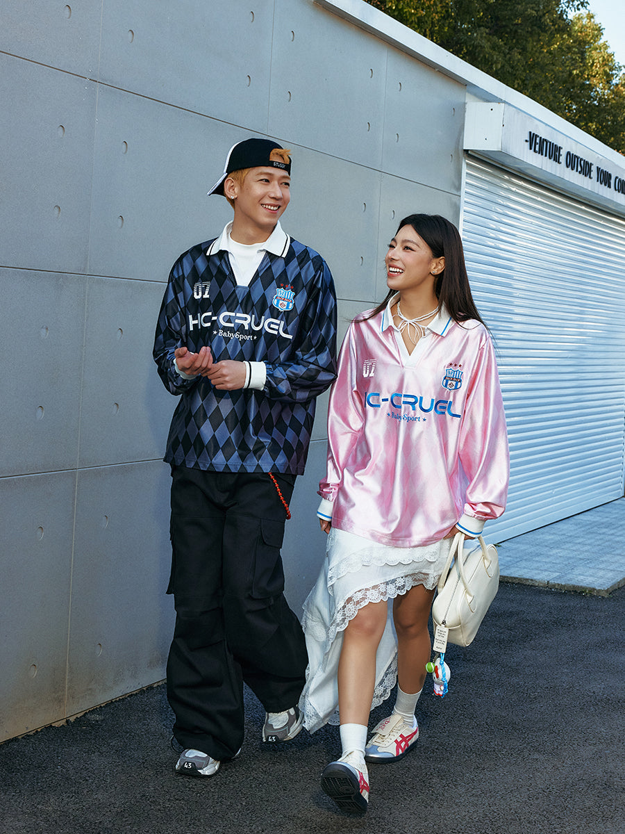 Vintage Plaid Badge Jersey Vintage Plaid Badge Jersey