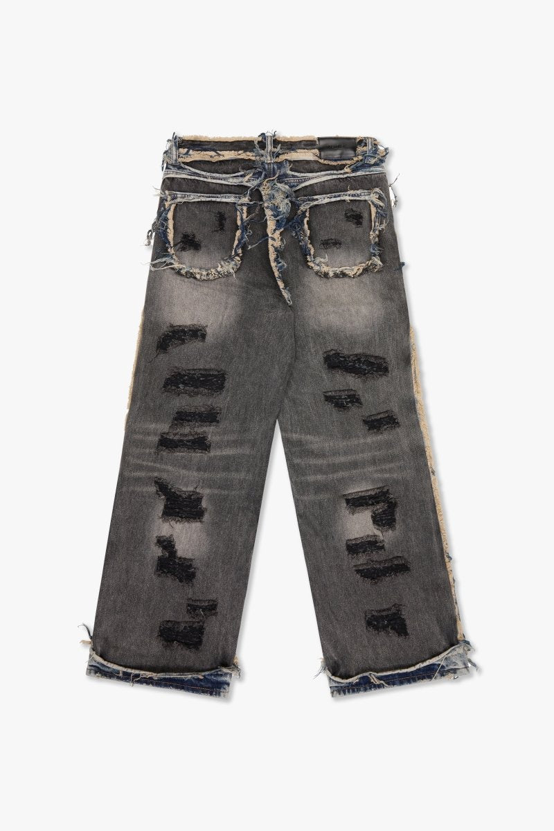 Imperior Baggy Black Blue Wash Imperior Baggy Black Blue Wash
