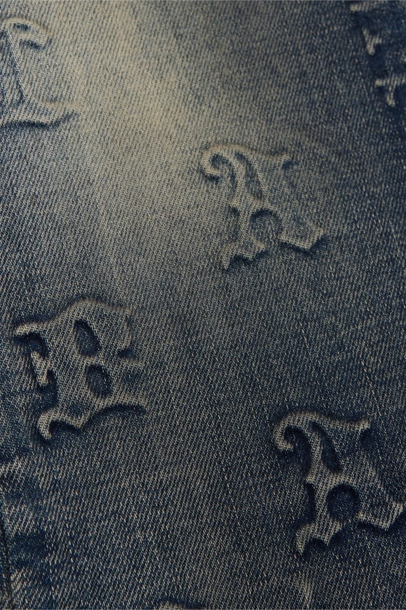 "KAID" STACKED FLARE DENIM DIRTY WASH "KAID" STACKED FLARE DENIM DIRTY WASH