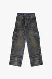 "KNEEBOARD" BAGGY JEAN DARK VINTAGE BLUE "KNEEBOARD" BAGGY JEAN DARK VINTAGE BLUE