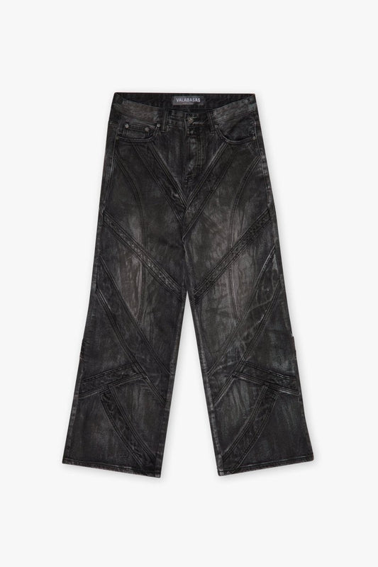 Labyrinth Baggy Jean Grey Wash