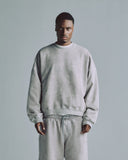 Line Logo Crewneck Washed Gray Line Logo Crewneck Washed Gray