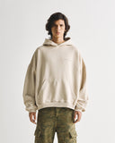 Line Logo Hoodie Cream Line Logo Hoodie Cream