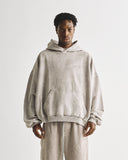 Line Logo Hoodie Washed Gray Line Logo Hoodie Washed Gray