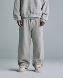 Line Logo Straightpants Washed Gray Line Logo Straightpants Washed Gray