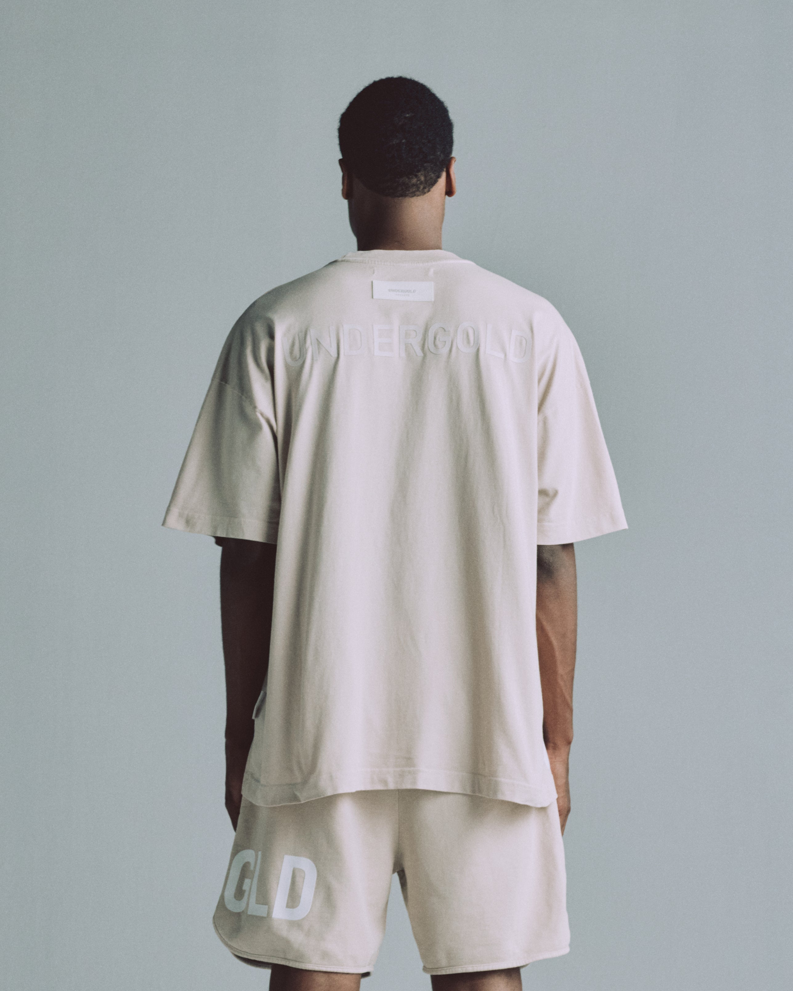 Line Logo Tshirt Cream Line Logo Tshirt Cream