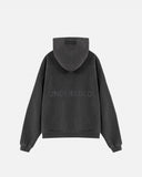 Line Logo Zip Up Hoodie Old Gray Line Logo Zip Up Hoodie Old Gray