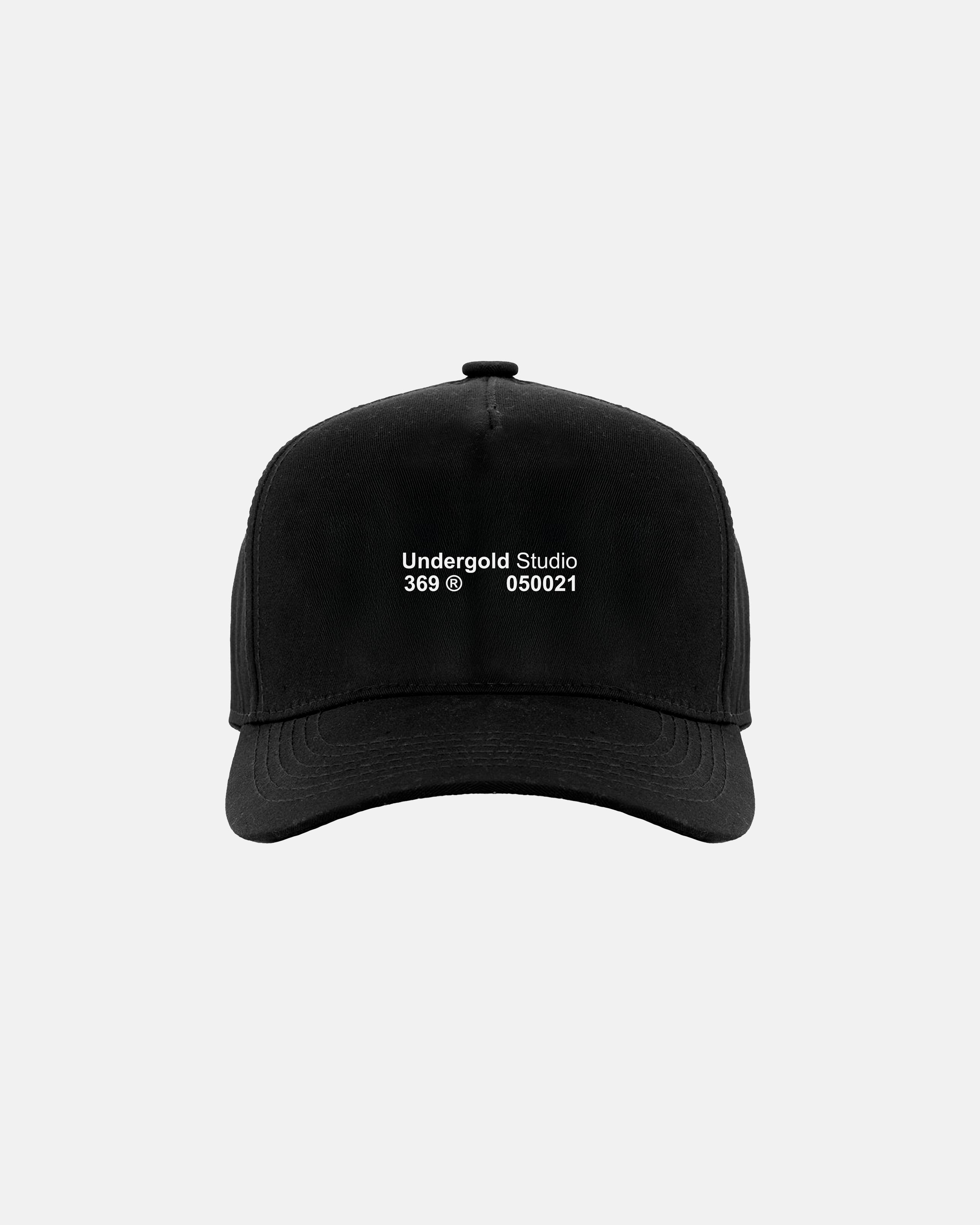 Line Undergold Studio 369 High Crown Cap Black Line Undergold Studio 369 High Crown Cap Black