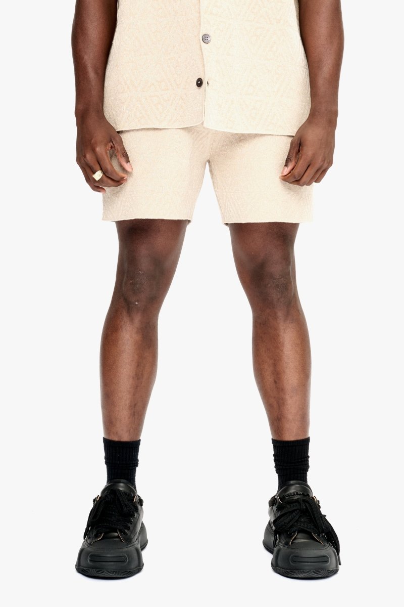 Logo Shorts Tan Logo Shorts Tan