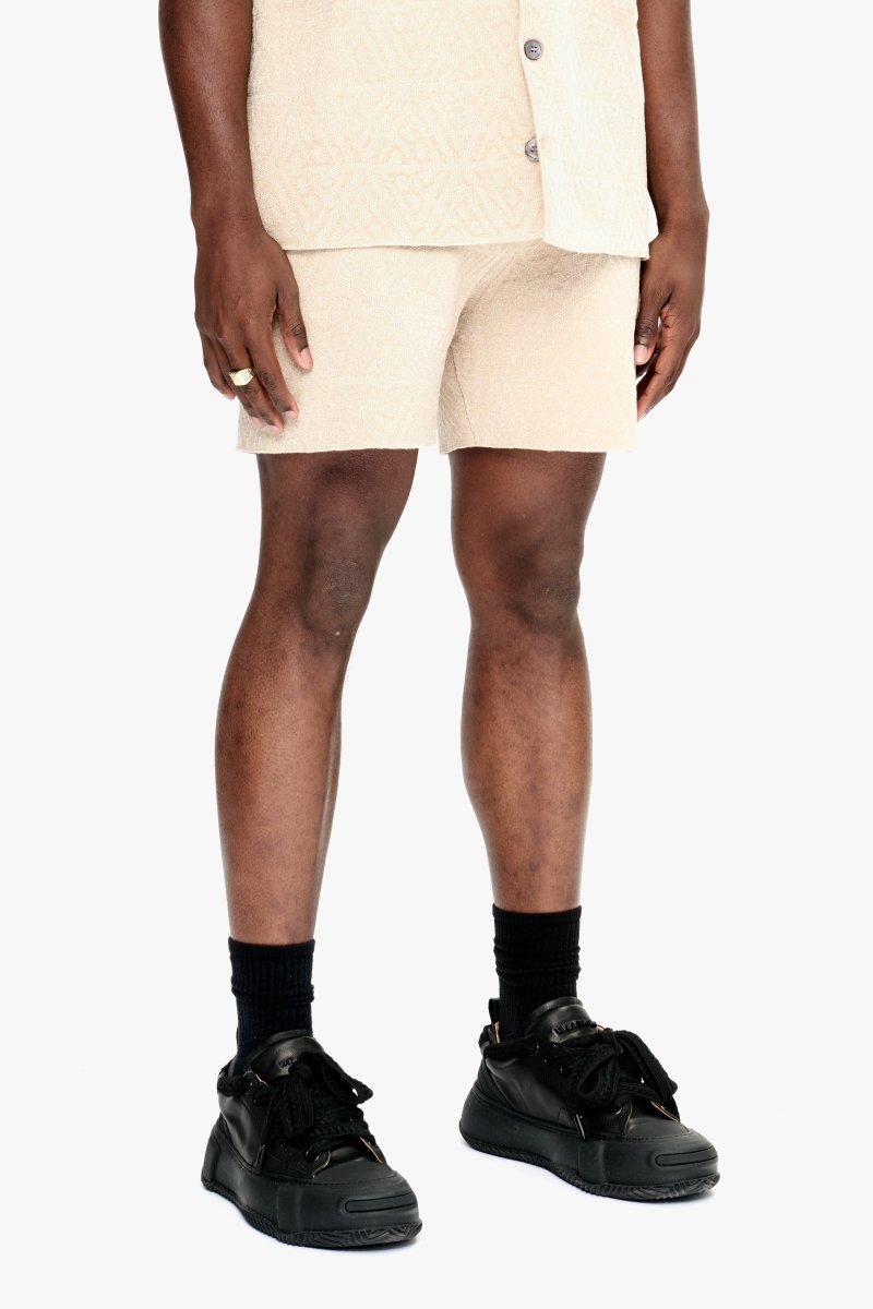 Logo Shorts Tan Logo Shorts Tan