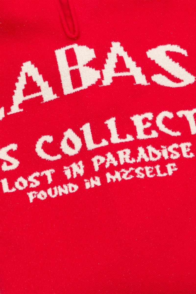 "Lost In" Stacked Pants Red "Lost In" Stacked Pants Red