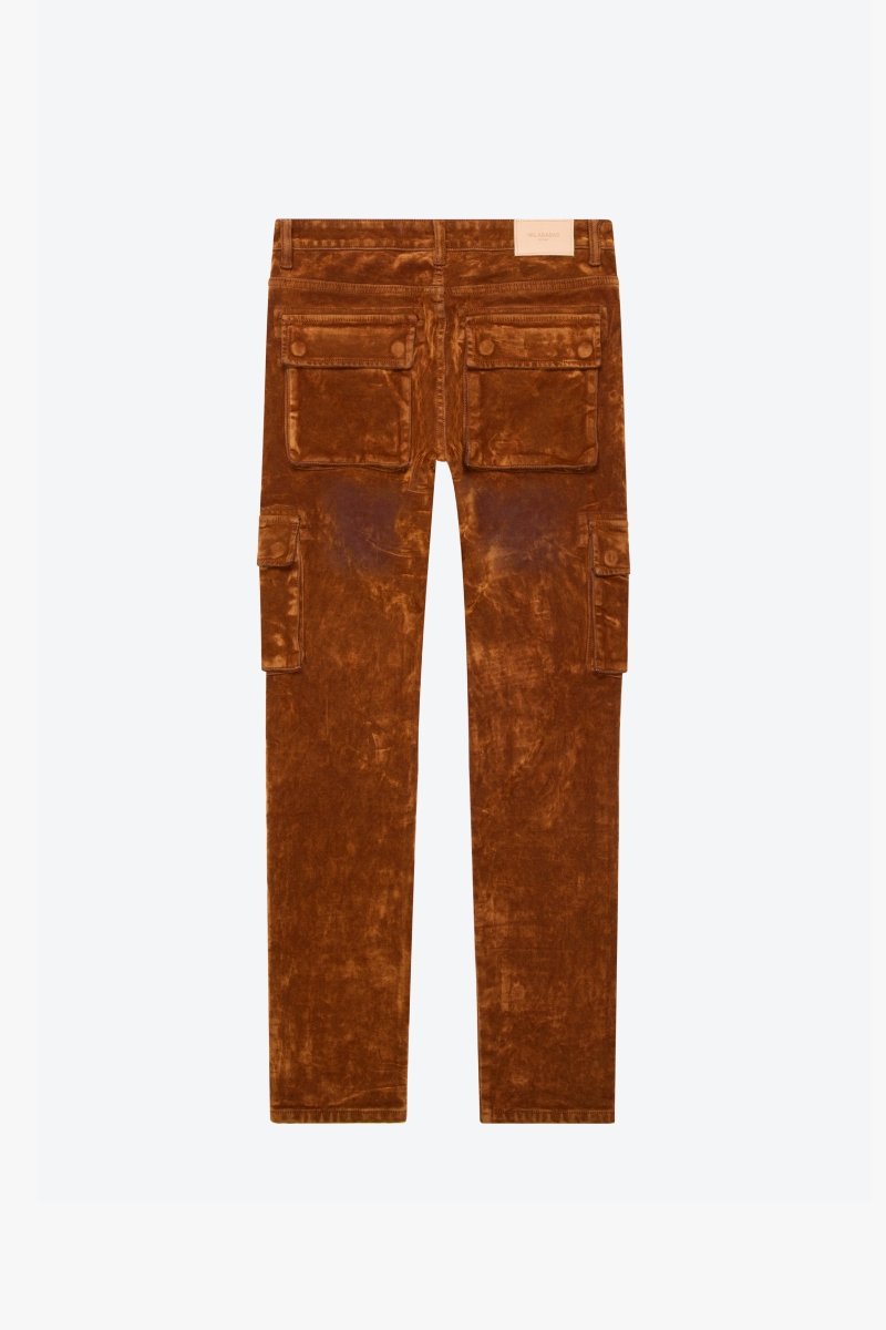"LUXE" SUEDE SKINNY JEAN BROWN "LUXE" SUEDE SKINNY JEAN BROWN
