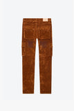 "LUXE" SUEDE SKINNY JEAN BROWN "LUXE" SUEDE SKINNY JEAN BROWN