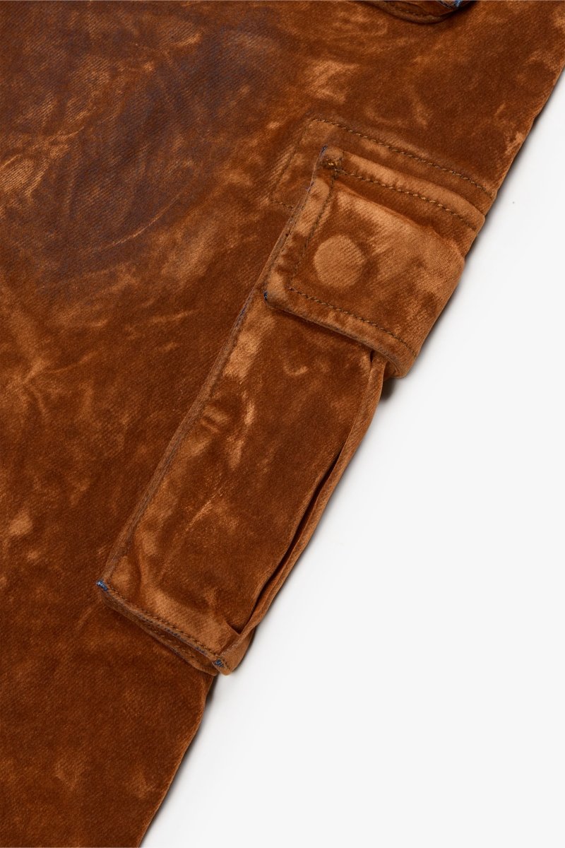 "LUXE" SUEDE SKINNY JEAN BROWN "LUXE" SUEDE SKINNY JEAN BROWN