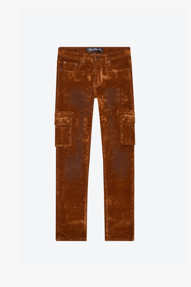 "LUXE" SUEDE SKINNY JEAN BROWN "LUXE" SUEDE SKINNY JEAN BROWN